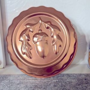 Acorn Cooper Jelly Mold